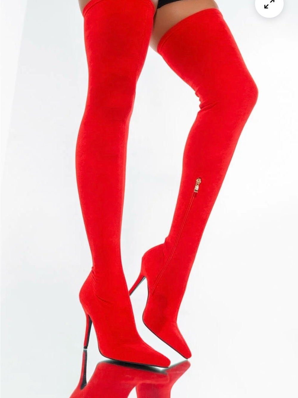 YOUR FRIENDS ARE TAKING YOU OUT THIGH HIGH SEXY HEEL SUEDE BOOT